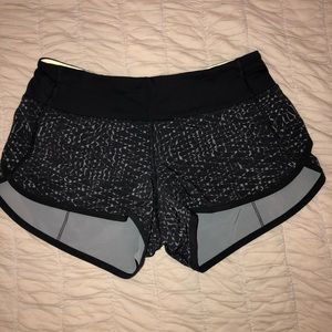 Lululemon speed shorts